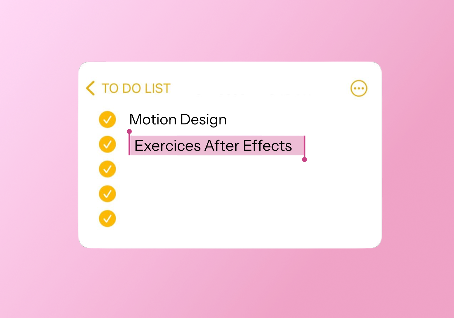 Cover Motion Design Exercices